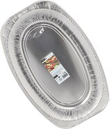 thumbnail of Starpak 3 Servierplatten, Alu oval 54,7 cm x 35,8 cm