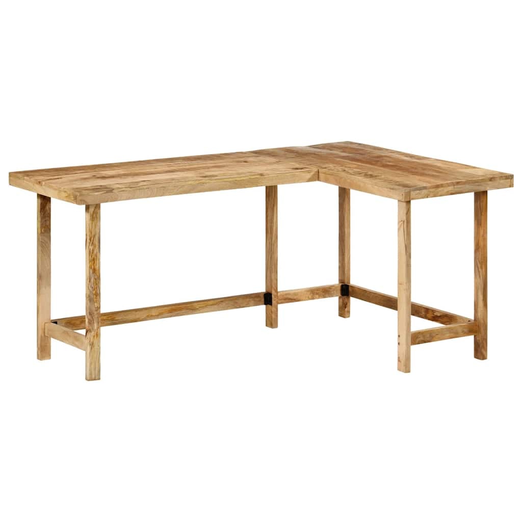 Bureau 165x110x75 cm bois massif de manguier Modèle Orion Vision