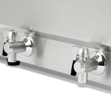 thumbnail of VERTES Roestvrijstalen friteuse, 2x 13 liter inhoud, 50-250 °C, 2x 3000 W, 230 V, koudzoneprincipe, 2 manden, professionele friteuse