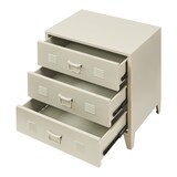 thumbnail of Helloshop26 - Praktische Metallkommode für Eingangsbereich Wohnzimmer oder Schlafzimmer mit 3 Schubladen Stahl 72 x 60 x 40 cm 03_0009302
