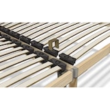 thumbnail of Hochwertiges Bettgestell mit Lattenrost 'DORADO' 70x200 cm Massivholz Buche