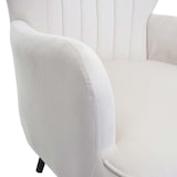 thumbnail of Lounge-Sessel HWC-K37, Cocktailsessel Polstersessel Sessel, Samt (280g/m²) ~ creme-beige
