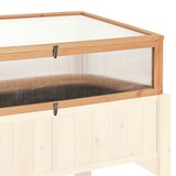 thumbnail of tectake Serre Châssis de Jardin pour Carré Potager 115 x 53 x 34 cm 115 x 53 x 34 cm Marron