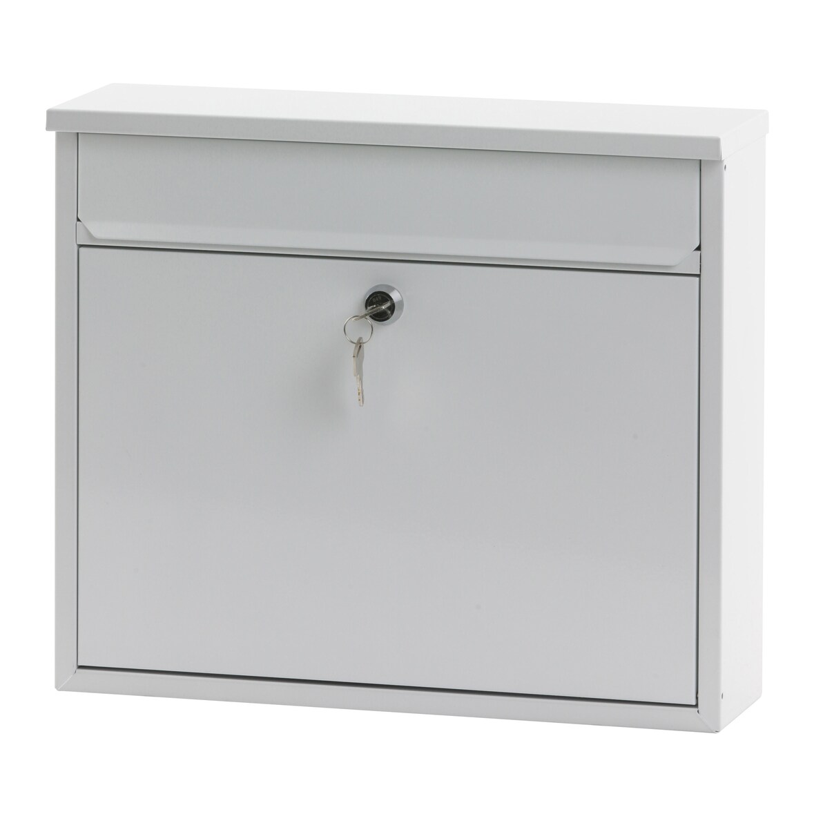 V-part Brievenbussen Metaal 125 mm 325 mm 382 mm wit
