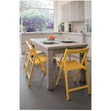 thumbnail of Yelloo - Silla mod. LIBRO color AMARILLO Plegable Ahorra espacio Plegable Madera maciza de haya