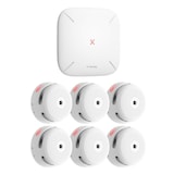 thumbnail of X-Sense FS61 RF-Rauchmelder-Set mit Basisstation SBS50 und 6x Smart-Rauchmelder XS01-M