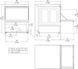 thumbnail of Sammic GP-50 230/50/1 glazenspoelmachine, mand 500x500 mm, hoogte 260 mm, desinfectie DIN 10534, Thermal Lock, AISI 304, 3350 W