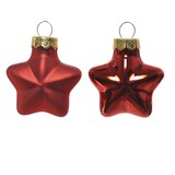 thumbnail of 12 Christbaumschmuck Sterne 4cm Glas Weihnachtsschmuck Anhänger Figuren klein