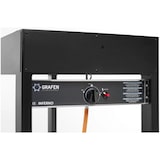thumbnail of HENDI Gasbarbecue Tampa, Zwart, 10kW, 1260x580x(H)900mm