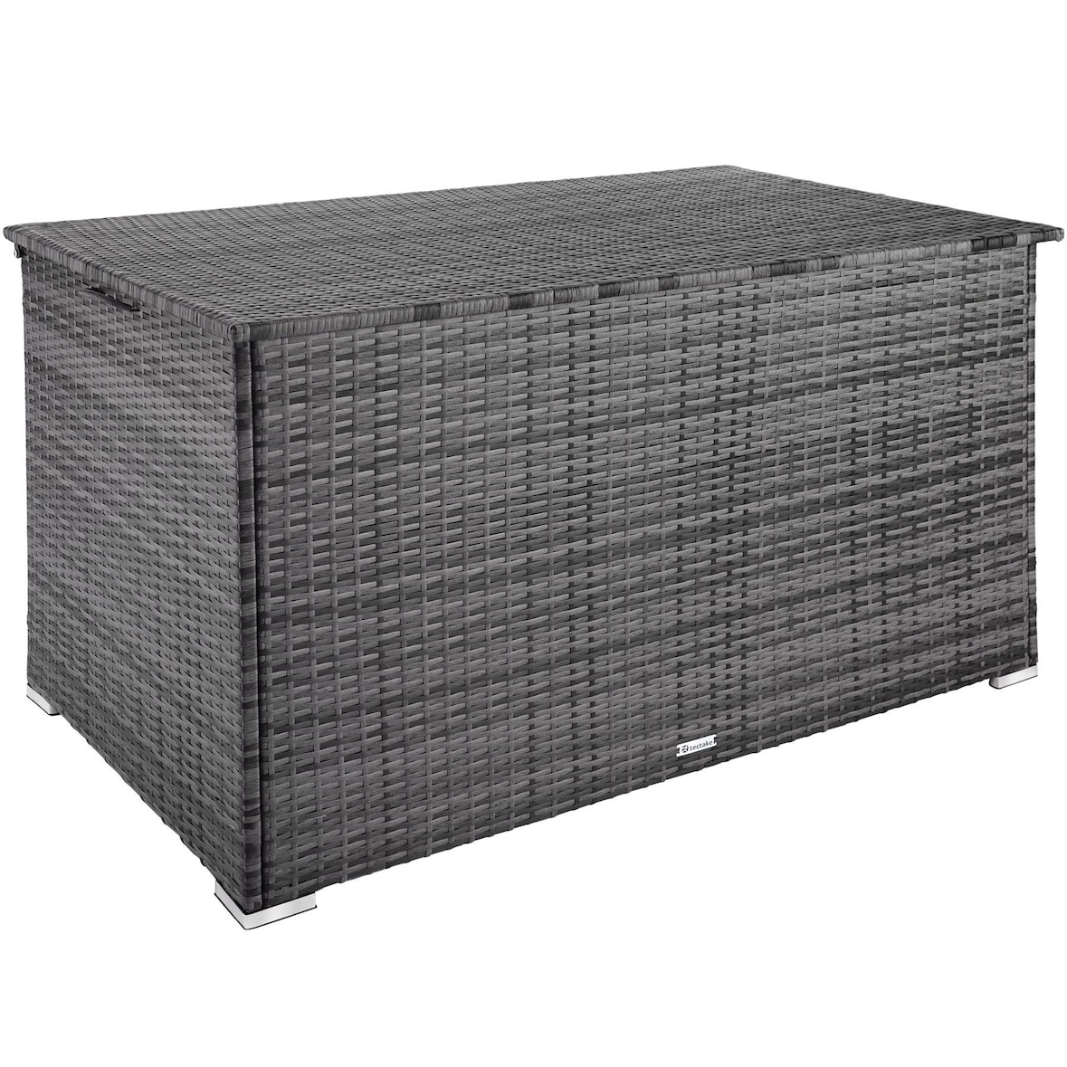 tectake Coffre de jardin Oslo structure en aluminium 145x82,5x79,5cm - gris - 404245