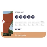 thumbnail of Schaduwdoek, waterafstotend, 2 x 3 m, 160 g/m², polyester, rechthoek, terracotta