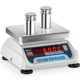 thumbnail of TEM Tischwaage - geeicht - 3 kg / 1 g - 6 kg / 2 g - 19,5 x 24,5 cm - LED