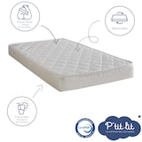 thumbnail of P'tit Lit - Matelas Bébé Indispensable - 60x120 cm - Climatisé : 1 face Été / 1 face Hiver - Fabrication Française - Oeko Tex®
