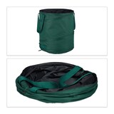 thumbnail of Relaxdays Laubsack selbstaufstellend, 3er-Set, Gartenabfallsack Pop-Up, 85L, Gartensack selbststehend, ∅: 46 cm, grün