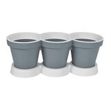 thumbnail of 20x Kräutertopf 3er Untersetzer Pflanzen Teller Blumenschale Gefäß Kübel Garten