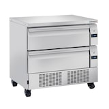 thumbnail of Soubassement réfrigéré 2 tiroirs mixte positif-négatif 4 x GN 1/1  CSRMPN4 Casselin