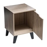 thumbnail of FIVE - Nachttisch in Braun und Schwarz, 34,5 x 32,5 x 47 cm