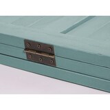 thumbnail of Paravent HWC-C30, Raumteiler Trennwand Sichtschutz, Shabby-Look Vintage, 170x120cm ~ grün