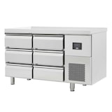 thumbnail of Table réfrigérée négative GN1/1 - 6 tiroirs avec évaporateur traité