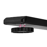 thumbnail of tectake Supporto per tavolo regolabile in altezza Twain 110-168 x 60 x 60-125 cm - nero - 404314