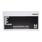 thumbnail of Gants alimentaires en vinyle non poudrés Hygiplas bleus L (Lot de 100)