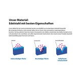 thumbnail of Stalgast Edelstahl Zentralarbeitstisch mit mittiger Strebe, 1800x800x850 mm, ohne Aufkantung, verschweißt