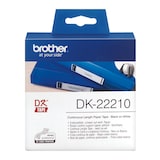 thumbnail of Brother DK22210 - Etiquetas Originales de Tamaño personalizado - Ancho 29mm x 30,48 metros - Texto negro sobre fondo blanco