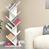 thumbnail of WellHome Sena Bücherregal mit V-förmigen Fächern, 100% Spanplatte furniert mit Melamin