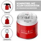 thumbnail of EVOCAMP 6x Propan Butan Gaskartusche 190g Stechgaskartusche für Gaskocher Gasbrenner mit Sicherheitsventil Typ 200 EN 417