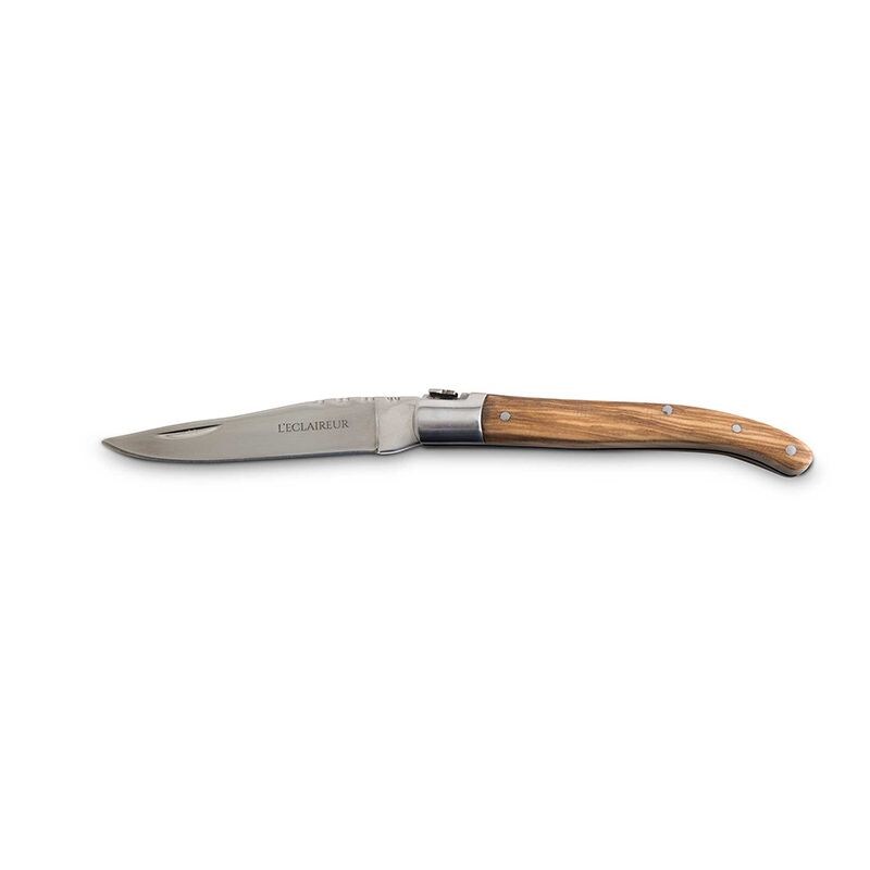 Couteau De Poche Le Dandy By L'éclaireur Bois Olivier