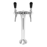 thumbnail of BieTal® Classic Cobra Schanksäule Zapfsäule 2-leitig 7mm verchromt & Schankhähne