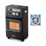 thumbnail of Chauffage d'appoint infrarouge au gaz butane KERN - Allumage par piezo - Surface de chauffe jusqu'a 40 m² - 3 niveaux de puissa FAVEX