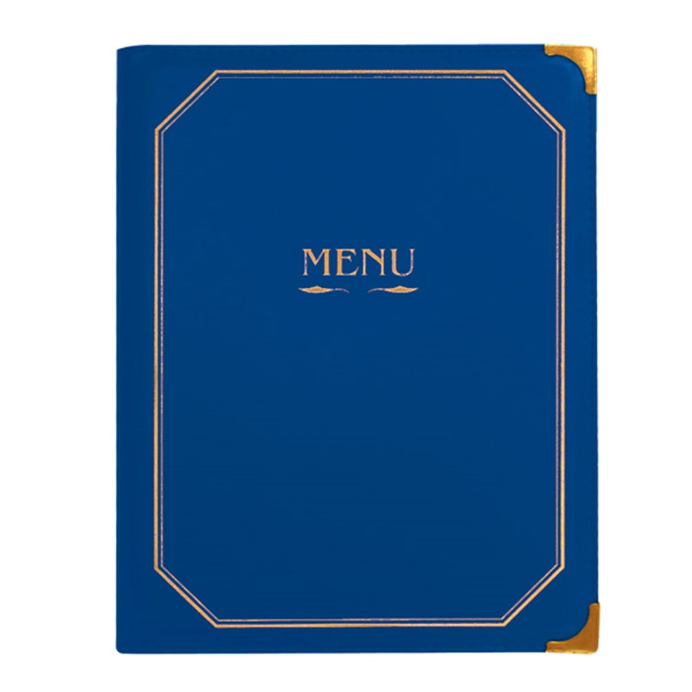 Garcia de Pou - Porte Menu 8 Pochettes Din-A4 25,5X33 Cm Bleu Pvc