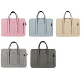 thumbnail of Sacoche Ordinateur Portable Imperméable Résistante 14 Pouces Gris Clair YONIS