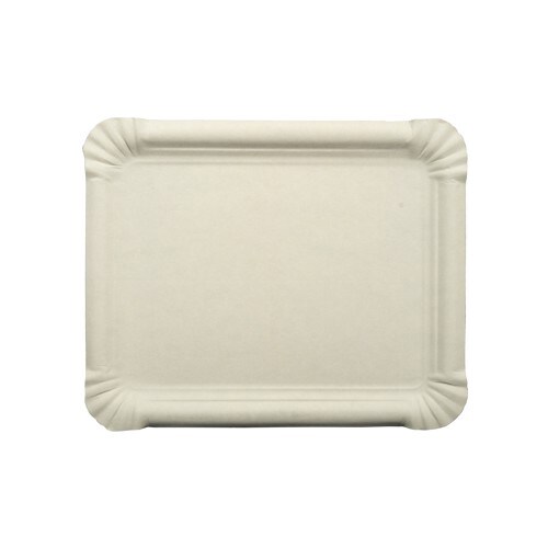 ABC Pak 500 Teller, Pappe [rc] eckig 16,5 cm x 20 cm weiss (95649, 2x250 Stück)