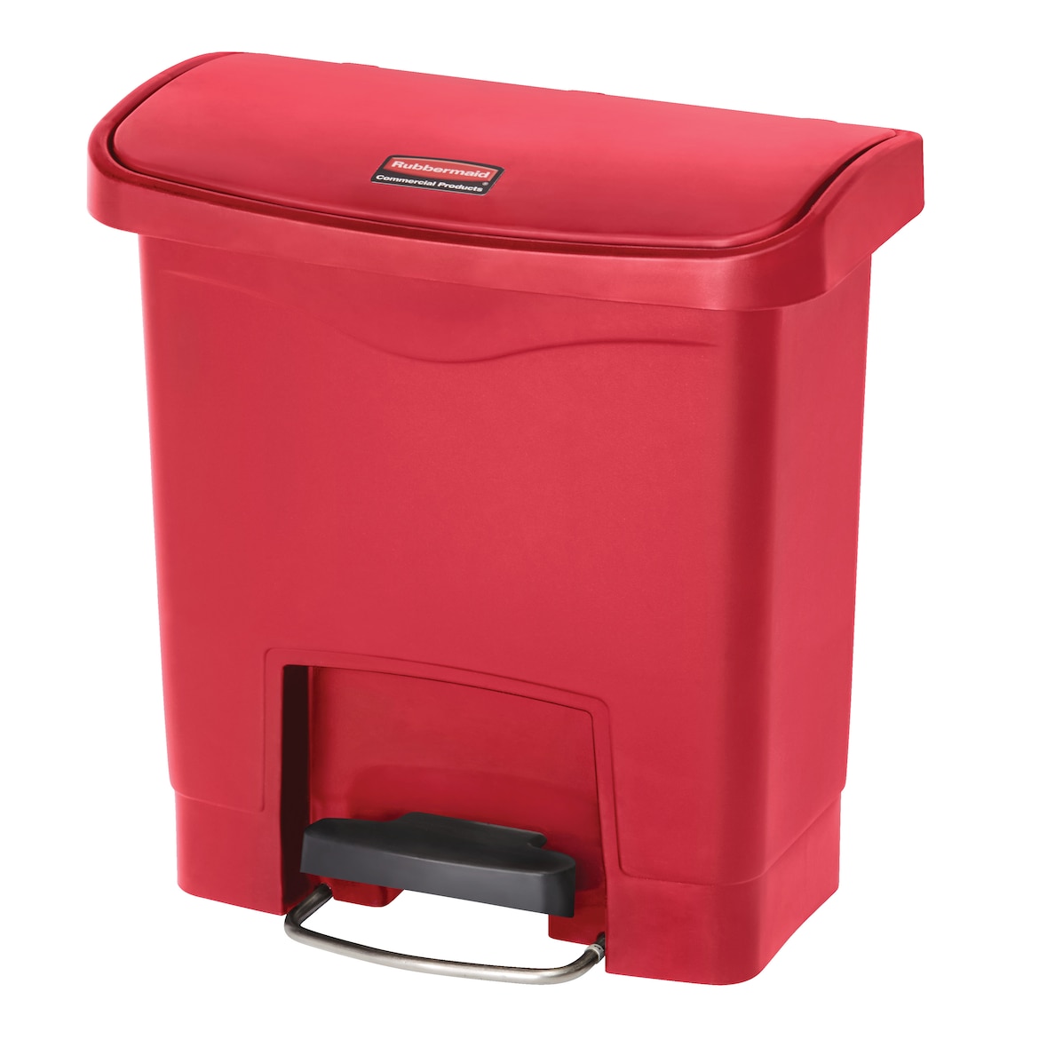 Rubbermaid Tretabfalleimer Slim Jim 1883563 Kunststoff 15l rot