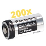 thumbnail of 200x Panasonic 3V CR123A DL123A Batterien  CR17345 Ultra Lithium Foto Bulk