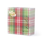 thumbnail of Sovie HOME Serviette Lindi aus Linclass® Airlaid 40 x 40 cm, 12 Stück - Weihnachten Streifen Karos