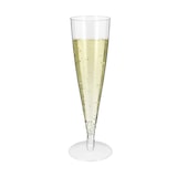 thumbnail of MONOUSO - Herbruikbaar Champagneglazen/flutes 150ml PS (6 stuks)