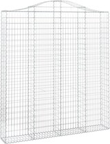 thumbnail of vidaXL Gabione mit Hochbogen 200x30x220/240 cm Verzinktes Eisen