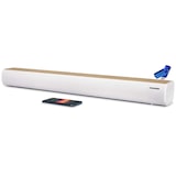 thumbnail of Barre de son THOMSON SB401BT  blanche et bois – Bluetooth, HDMI ARC, USB, optique, audio TV amélioré, clé USB 32 gigas,  tél