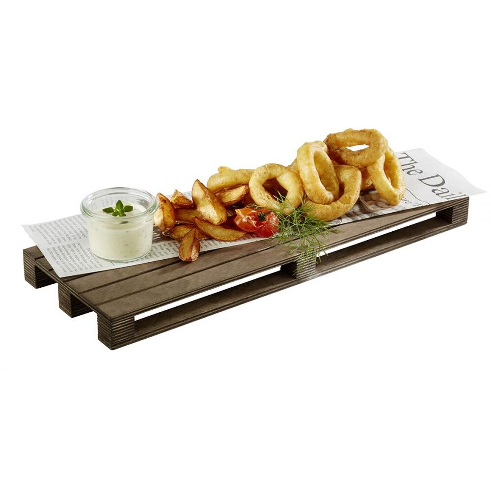 APS Servierbrett/Speisenbrett -GENUSSPALETTE-40 x 15 cm, H: 3 cm