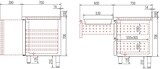 thumbnail of vaiotec TOPLINE Tiefkühltisch / 3-fach GN1/1 mit 2 Schubladen / 2 Türen & Aufkantung, 1795 x 700 mm