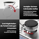 thumbnail of Espressomaschine mit Mahlwerk 2050 W – Siebträgermaschine 20 Bar, Profi Milchaufschäumer, Barista-Zubehör, 25 Mahlgrade, 1,6 L Wassertank