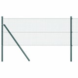 thumbnail of vidaXL Zaunpfosten Grün 10 x 0,4 m (19 x 19 mm Netz) Stahl und PVC