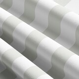 thumbnail of Bettwäsche 155x220 cm Baumwolle 4 teilig Weiß Grau Streifen modern mit Reißverschluss