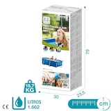 thumbnail of Piscina desmontable intex small frame 220x150x60 cm - 1.662 l