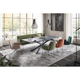 thumbnail of Banco de comedor KAWOLA CHARME Pana verde oliva 186cm