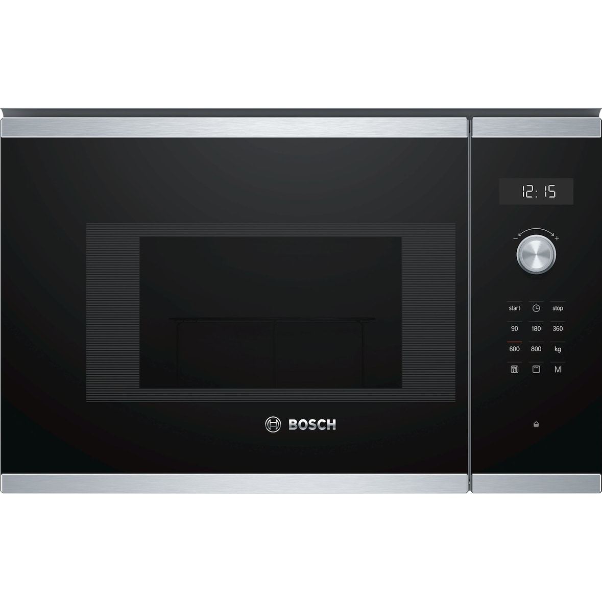 BOSCH Micro-ondes grill encastrable inox - 20 L - 800 W - Grill 1000 W - BEL524MS0 -