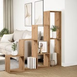 thumbnail of vidaXL Kamerscherm / boekenkast 143,5x29x143,5 cm hout artisanaal eik